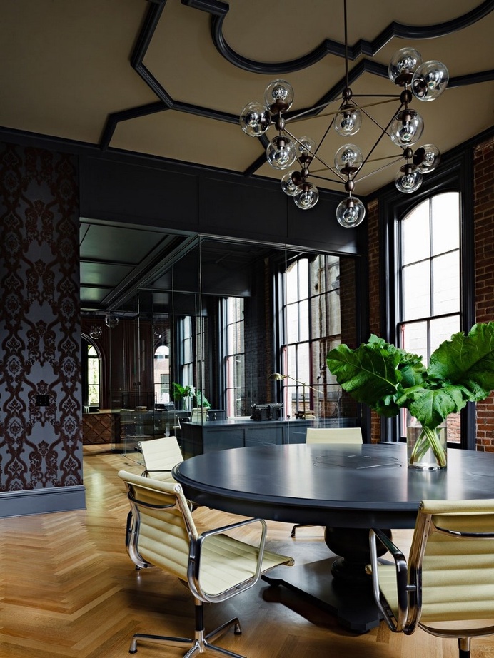 Gothic Office in an 1870s Historic Gothic Revival Building