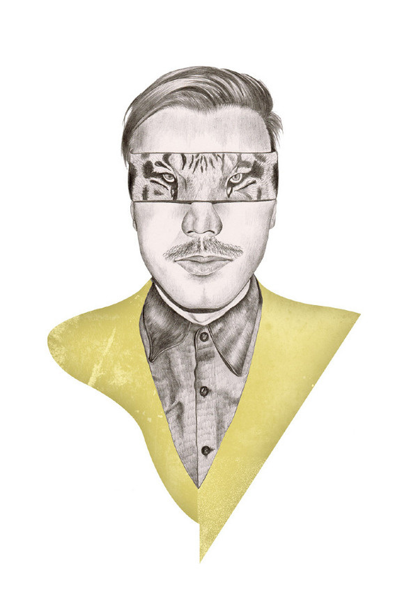 masks from tuba yalcinkaya http://cargocollective.com/tubayalcinkaya/Work #mask #illustration #portrait #animal
