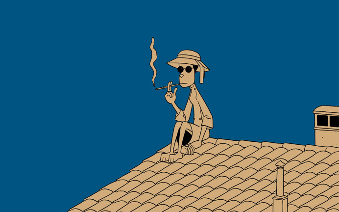 By Jason. via http://www.fantagraphics.com/werewolvesofmontpellier/