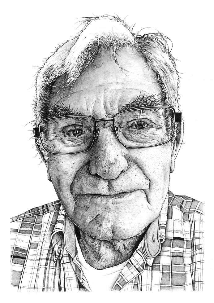 Hugh Van Schaick art portrait pencil beautiful precise detail australia nice new mindsparkle mag