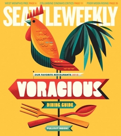 SW_cover_Blog.jpg 500×561 pixels #creature #seattle #weekly #cover #illustration #chicken #invisible #shadow