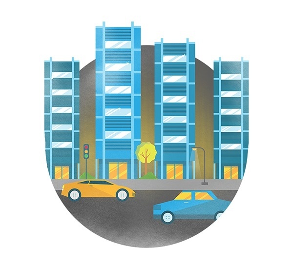 Rogue October 2014 on Behance #flat #building