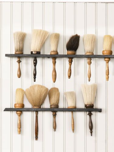 Victorian neck dusters can be worth about $25 apiece. Find the rack, too, and the whole set could be worth $150.