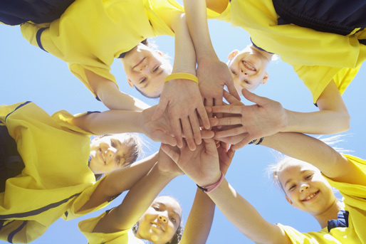 Google Image Result for http://prosportschick.com/wp content/uploads/2012/07/kids team sports.jpg #bright #color #teamwork