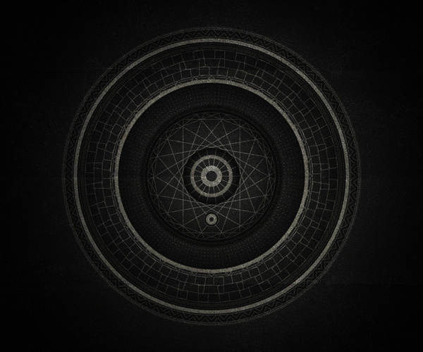 Inner space on Behance #beautiful #mandala #monochromatic #black