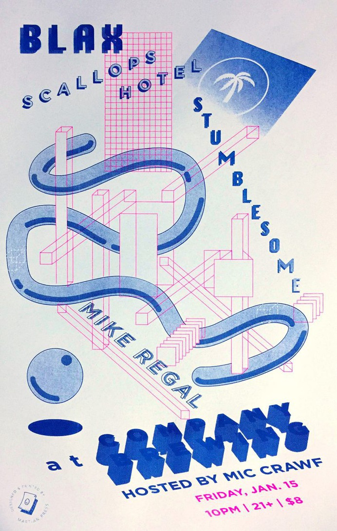 January 15th Gig Poster
