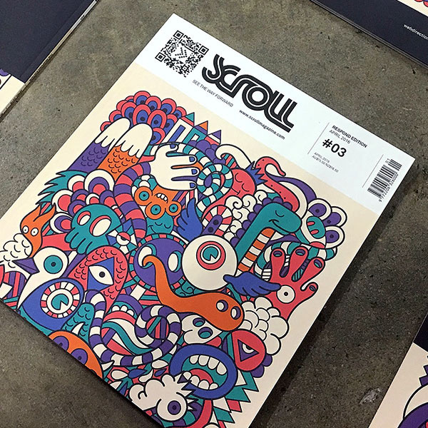 Scroll Magazine #Covers #Design #Illustration