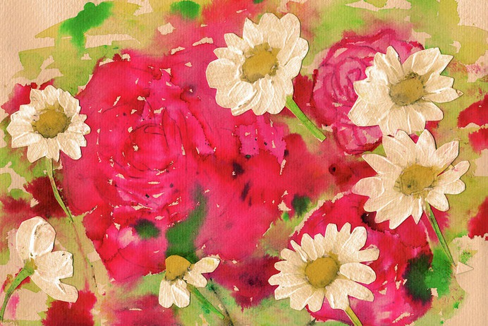 daisy painting & daisy paint by number #painting