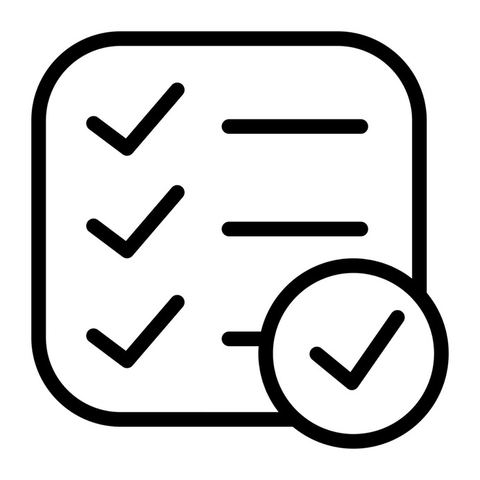 See more icon inspiration related to list, tick, tasks, checking and interface on Flaticon.