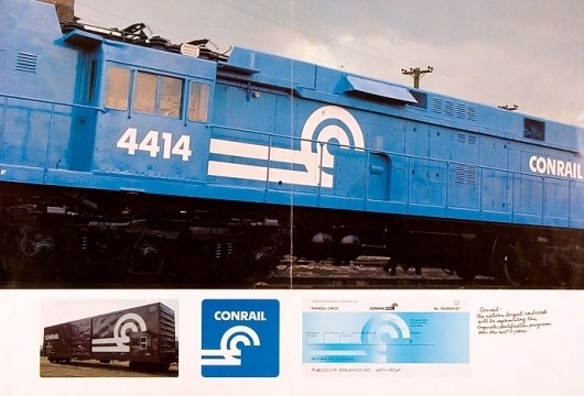 Container List: A stricter side of Palladino #tony #logo #palladino #identity #railway #conrail #blue