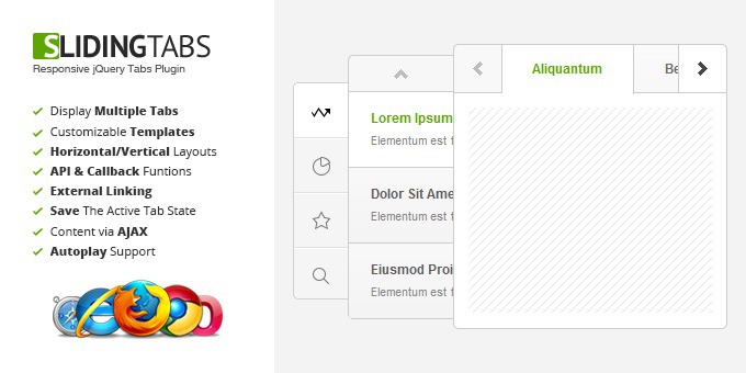 Sliding Tabs jQuery Plugin