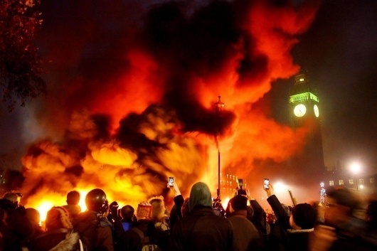London tuition fee protest - The Big Picture - Boston.com #photography