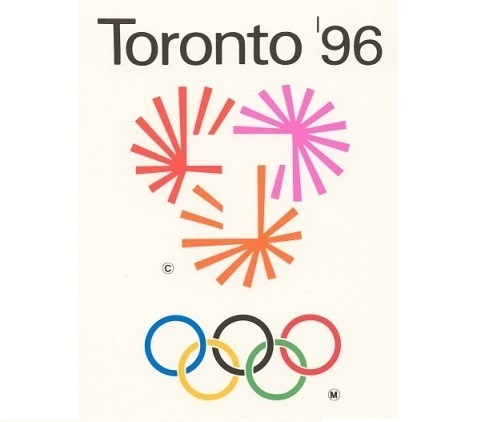 Toronto96 #canada #ontario #toronto #1996 #logo #olympics #canadian #96