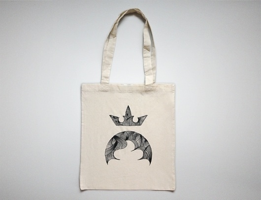 Manufucktur – Neukölln #crown #illustration #beutel #bag #jute