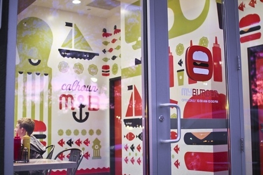 My Burger Redesign by Nick Smasal | Allan Peters' Blog #nick #myburger #icons #smasal #identity #logo