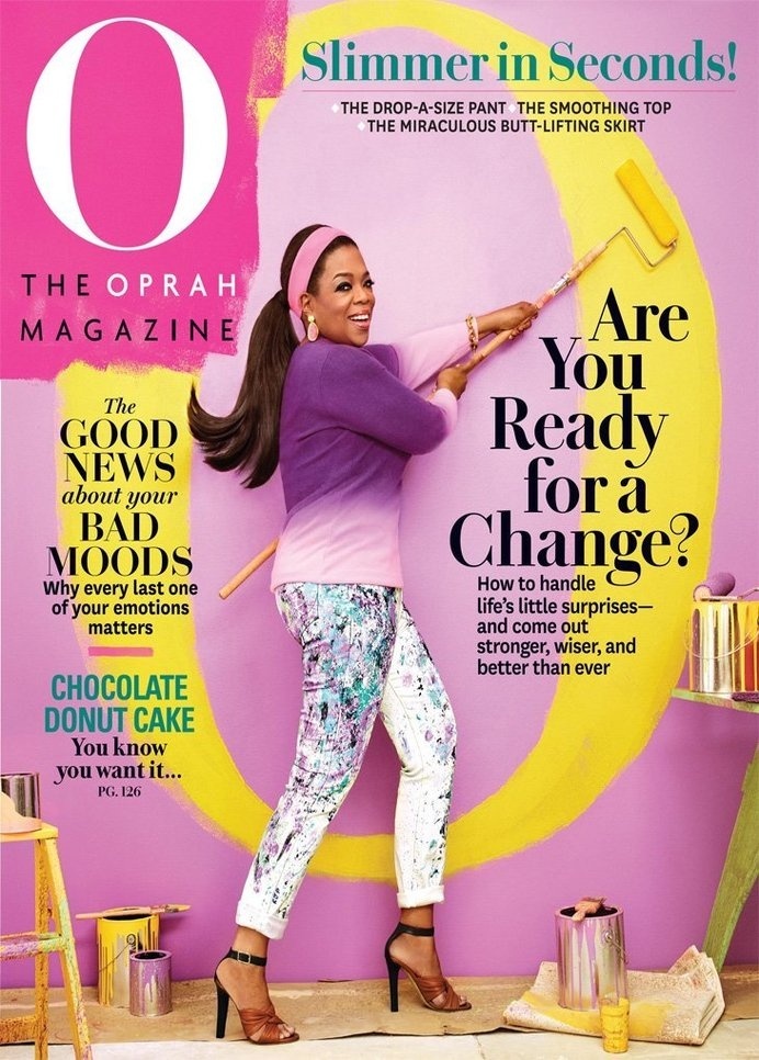 O, The Oprah Magazine #inspiration #cover #oprah #magazine #typography