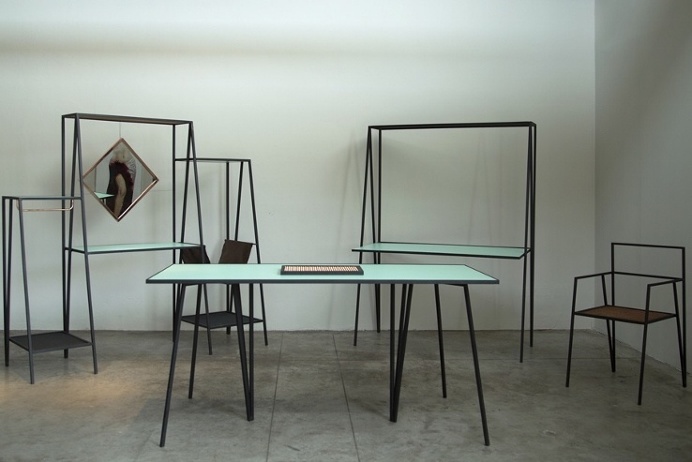 Keep a #space from looking cluttered by #furniture with RIES' #minimalist furniture #collection, Alpina.