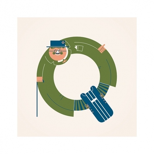 Alphabets on the Behance Network #type #illustration