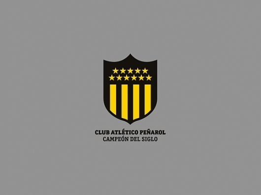 Branding Club Atlético Peñarol on the Behance Network #uruguay #bicco #del #moentevideo #fabian #campeon #siglo #pearol