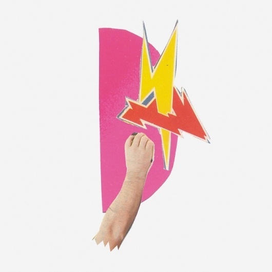 Yoyoyo Acapulco - Brenneriveien #7inch #yoyoyo #acapulco #sleeve #lightening #collage #hand