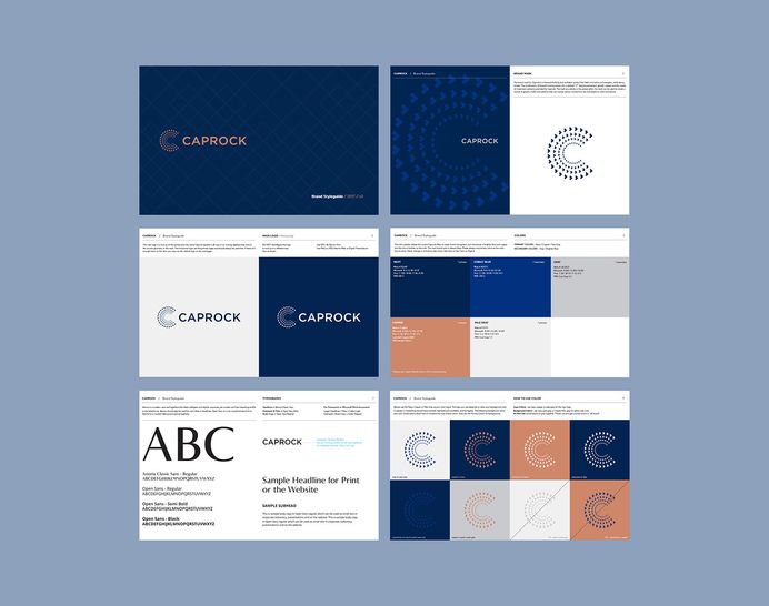 Caprock is a leader in managing family wealth with their personalized, hands-on approach. Pioneers in the impact investing space, they wanted to modernize their brand identity and create a cohesive visual system. For more of the most beautiful designs visit mindsparklemag.com