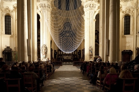 THE UPSIDE DOME by Gijs Van Vaerenbergh #vaerenbergh #installation #church #van #leuven #belgium #gijs #art #dome