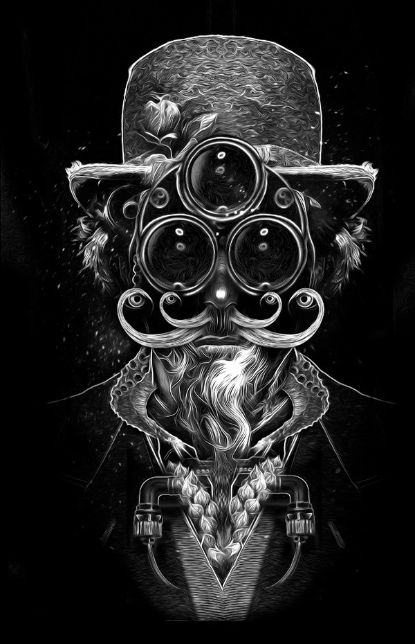 FANTASMAGORIK® COSMIK FACES on the Behance Network #illustration