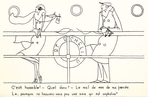 William Faulkner's Little Known Jazz Age Drawings, with a Side of Literary Derision | Brain Pickings #jazz #illustration #retro #couple