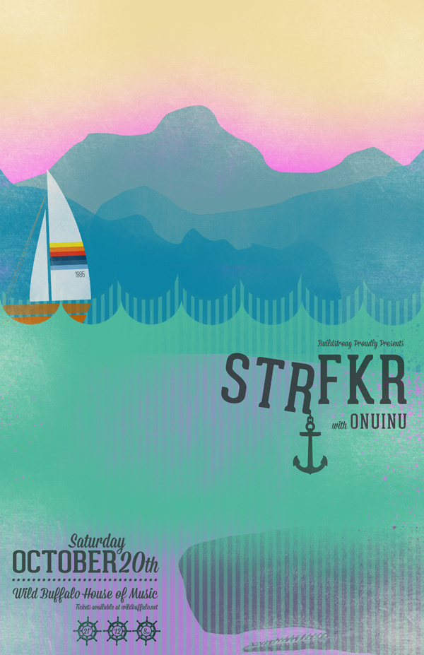 STRFKR #illustration #typeography #art #poster #type