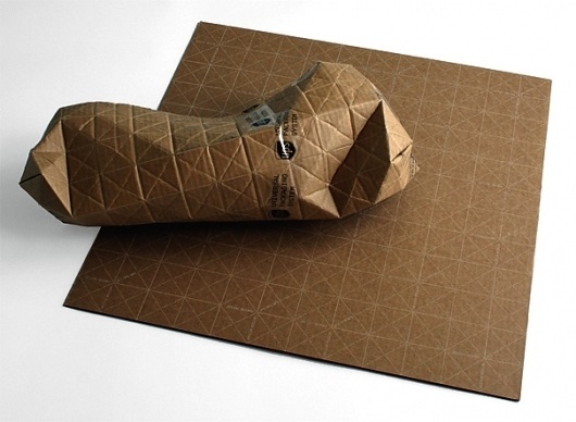 UPACKS - Universal Packaging System, Recyclable Corrugated Cardboard Sheet by Patrick Sung » Yanko Design #packaging #universal