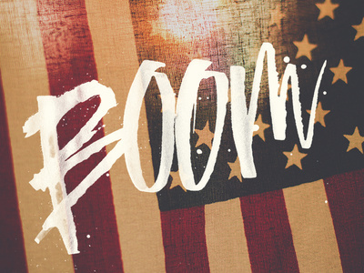 Boom - Mike Greenwell #handLettering #typography