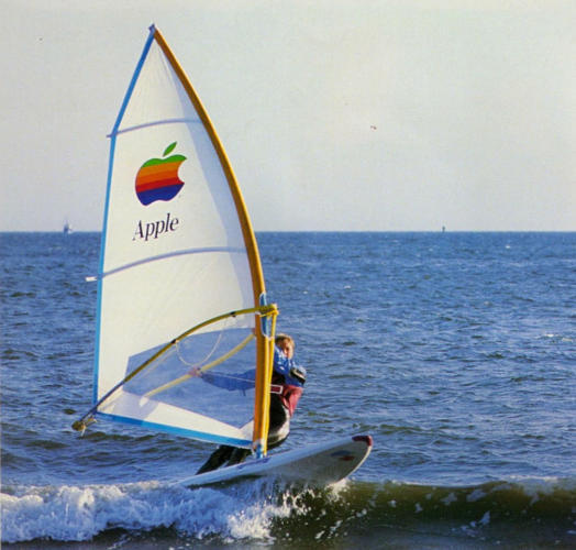Apple's 1986 Fashion Line Has Become Fashionable For The First Time #fashion #apple #design #surf