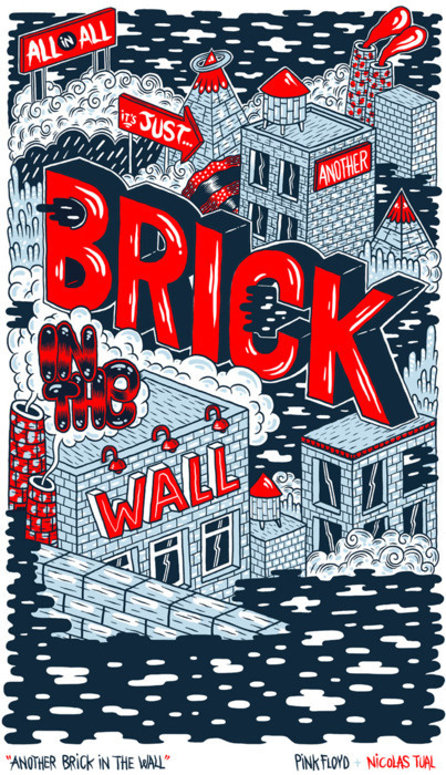 Nicolas Tual #type #illustration #poster