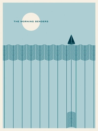 JasonMunn_TheMorningBenders_Poster.png (460×613) #pattern #modern #illustration #poster #typography