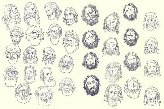 beards.jpg (700×466) #illustration #beard #sketch