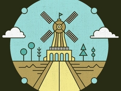 Dribbble - Illustration Leftover by Tim Boelaars #illustration #holland #texture