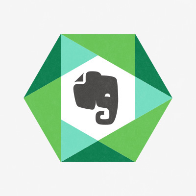 evernote, nate, luetkehans, tech, green, elephant, shape, abstract