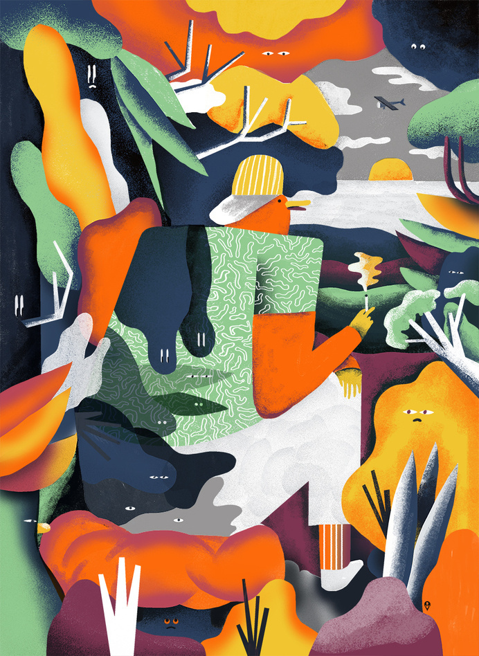 KarolBanach-dinujo-oldskull-01 #illustration