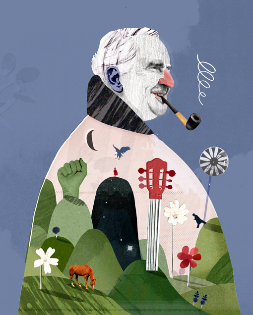 Reader's Digest samfalconer.co.uk #falconer #illustration #portrait #sam