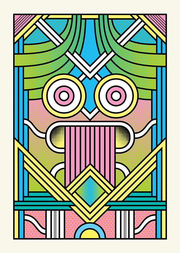 Face9 #moir #supermundane #mask