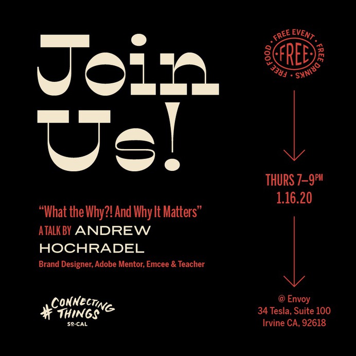 Connecting Things event promo: Andrew Hochradel 1
