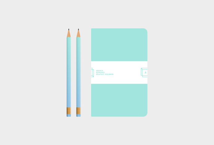 Andrea Sopranzi by Andrea Sopranzi #graphic design #stationary #print #gradient