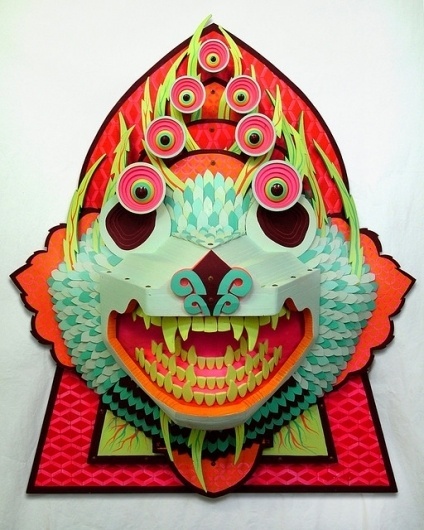 AJ Fosik's 3D Wood Pieces aj fosik 2 – Trendland: Fashion Blog & Trend Magazine #wood #sculpture #demon