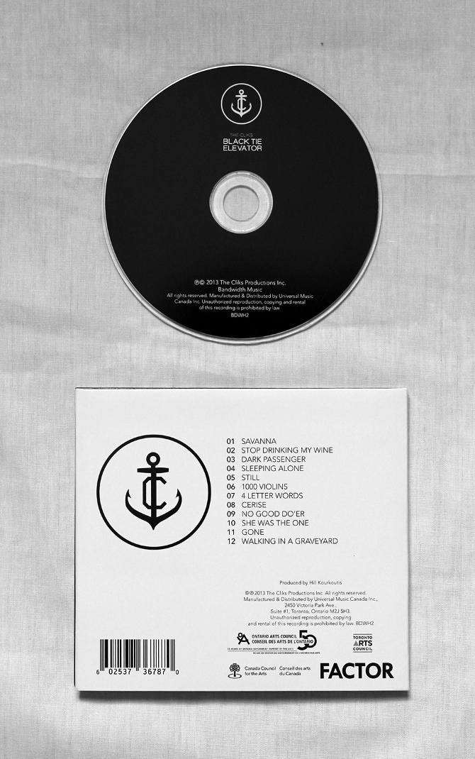 The Cliks - Charles Poulson Graphic Design #packaging #album #cd #typography
