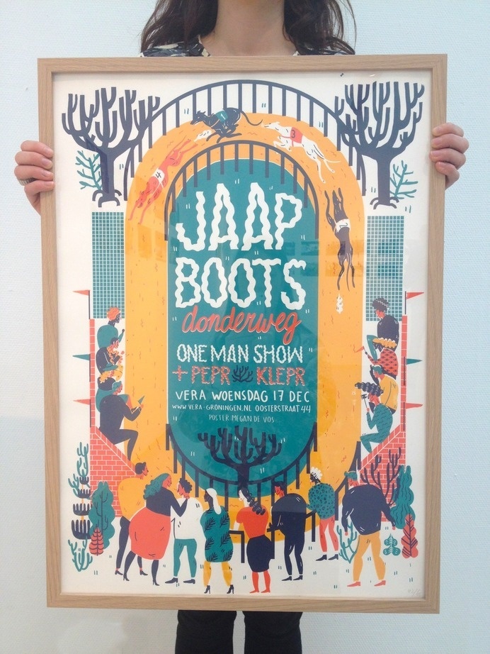 Another Vera screenprint! Im working on my Etsy shop so the limited edition prints will be available soon!
