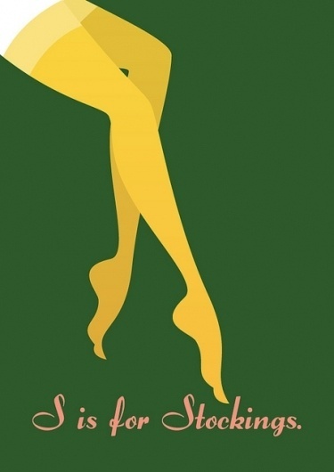 S is for Stockings | Flickr - Photo Sharing! #woman #sensual #legs #curves #illustration
