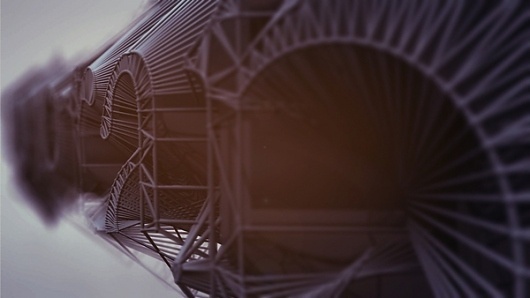 Structured Type on the Behance Network #animation #wireframe #typography