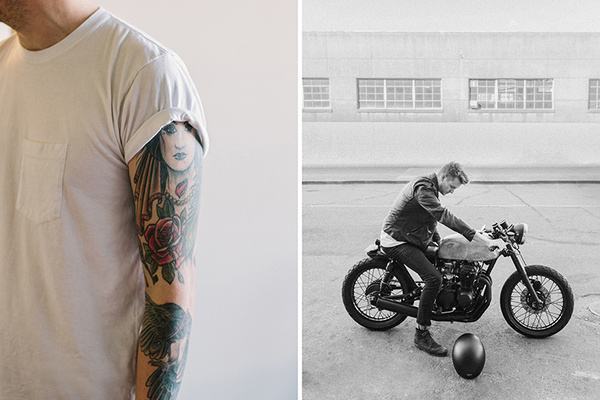 Matt Edge Photography – Creative Series #cafe #motorcycle #tattoos