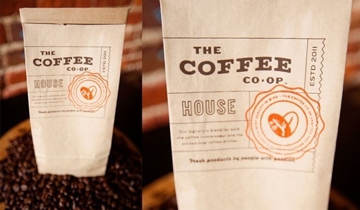 design work life » cataloging inspiration daily #packaging #type #orange #coffee
