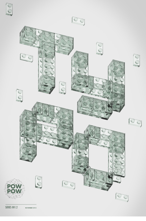 Type Series 01 #design #graphic #digital #vray #cinema #poster #4d #type #typography
